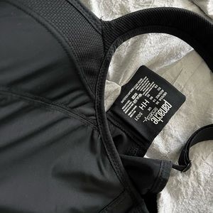 Panache Black wired sports bra size 36HH